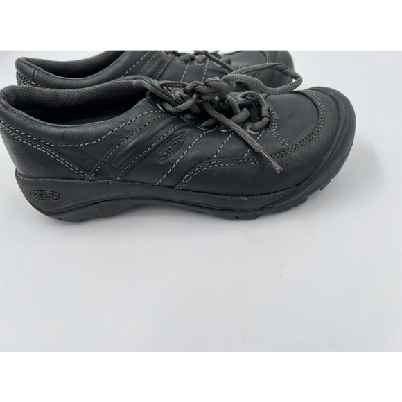 Keen Presidio Shoes Women sz 6.5 Black Leather Comfort Walking Trail Active NWOT - Picture 6 of 8